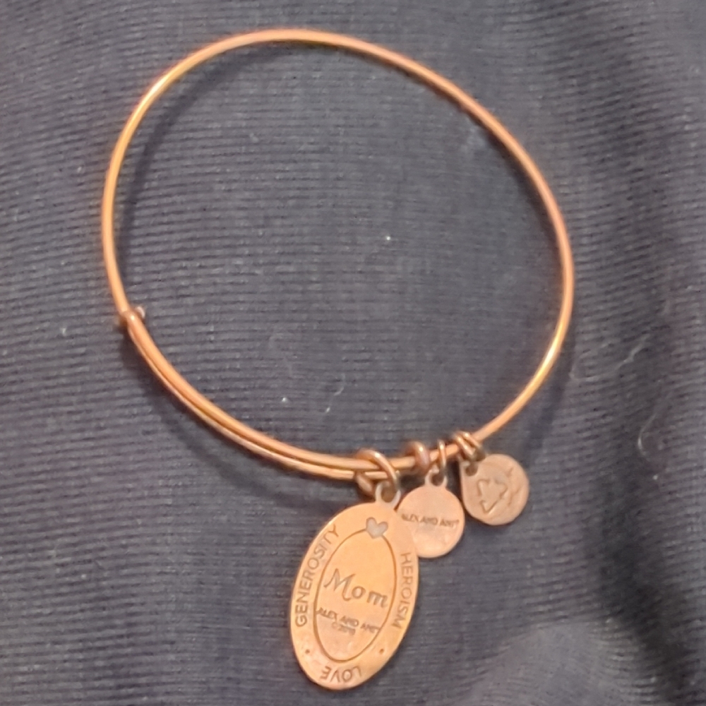 Alex and Ani Gold Mom Bracelet